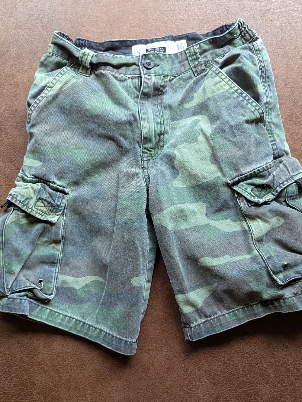 Retro Camouflage Boys Shorts